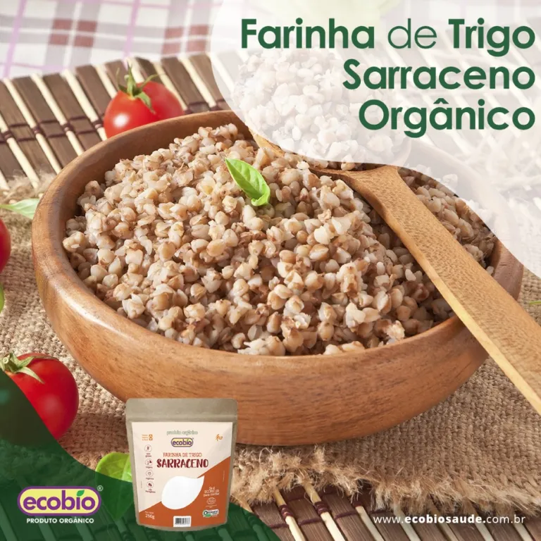 Farinha de trigo sarraceno orgânico
